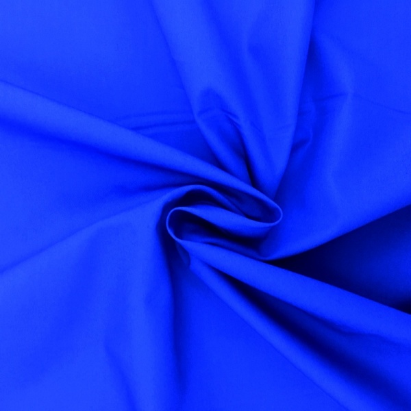 100% Cotton Poplin - ROYAL BLUE